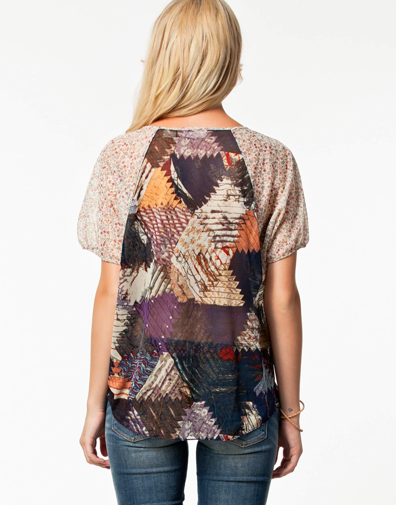 تی شرت آستین گشاد Denim & Supply Ralph Lauren - Image 4