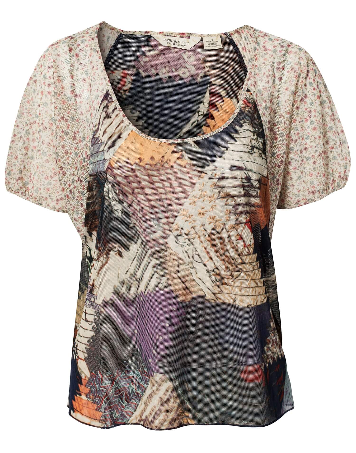 تی شرت آستین گشاد Denim & Supply Ralph Lauren - Image 2