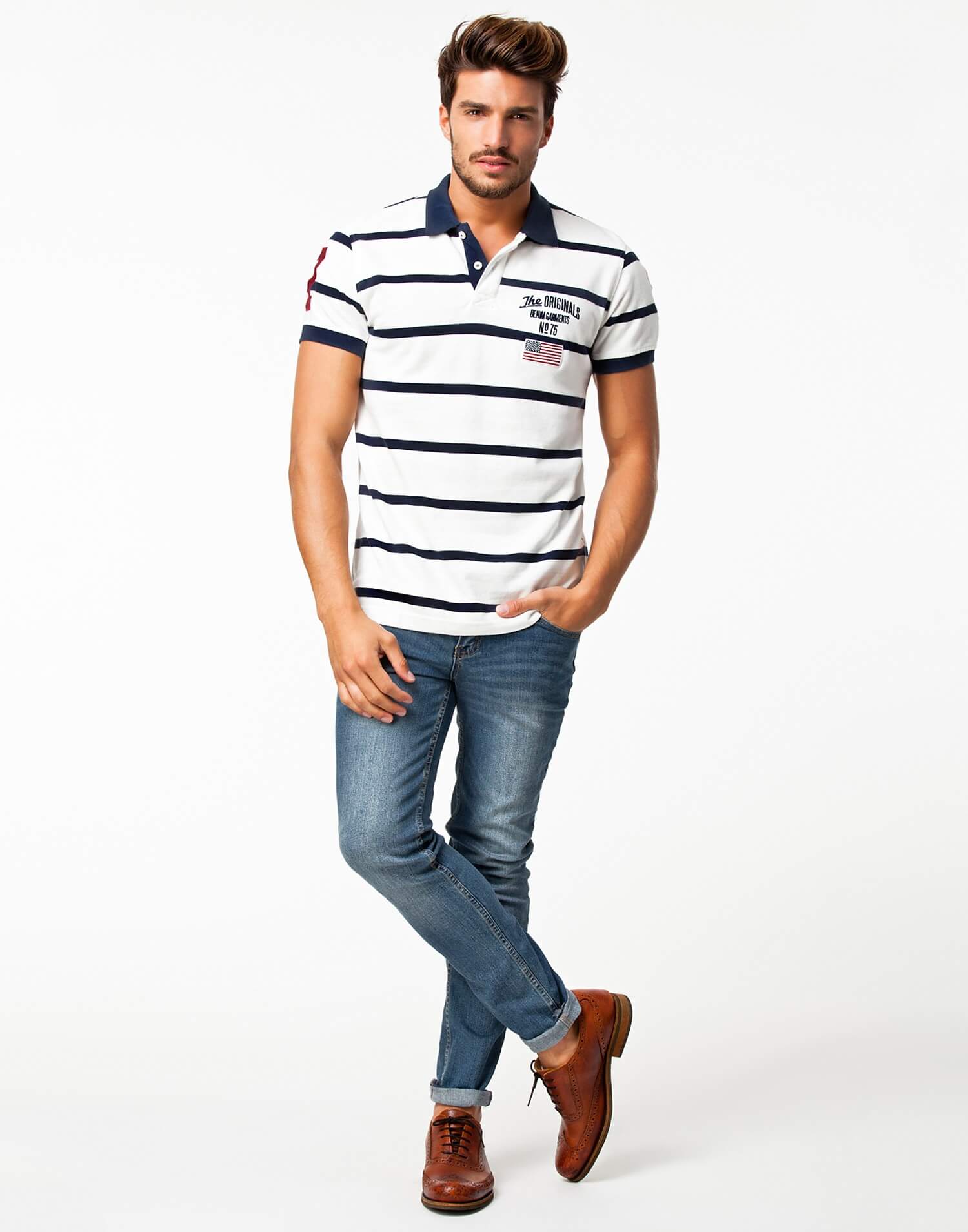 تی شرت مردانه Jack & Jones مدل Lawrance Polo - Image 4